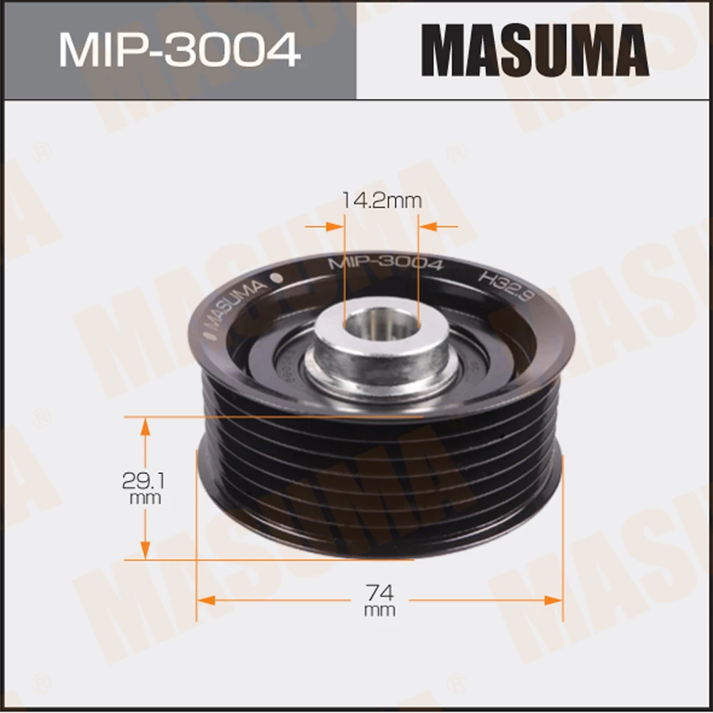 Ролик обводной ремня привода навесного оборудования Masuma MIP-3004