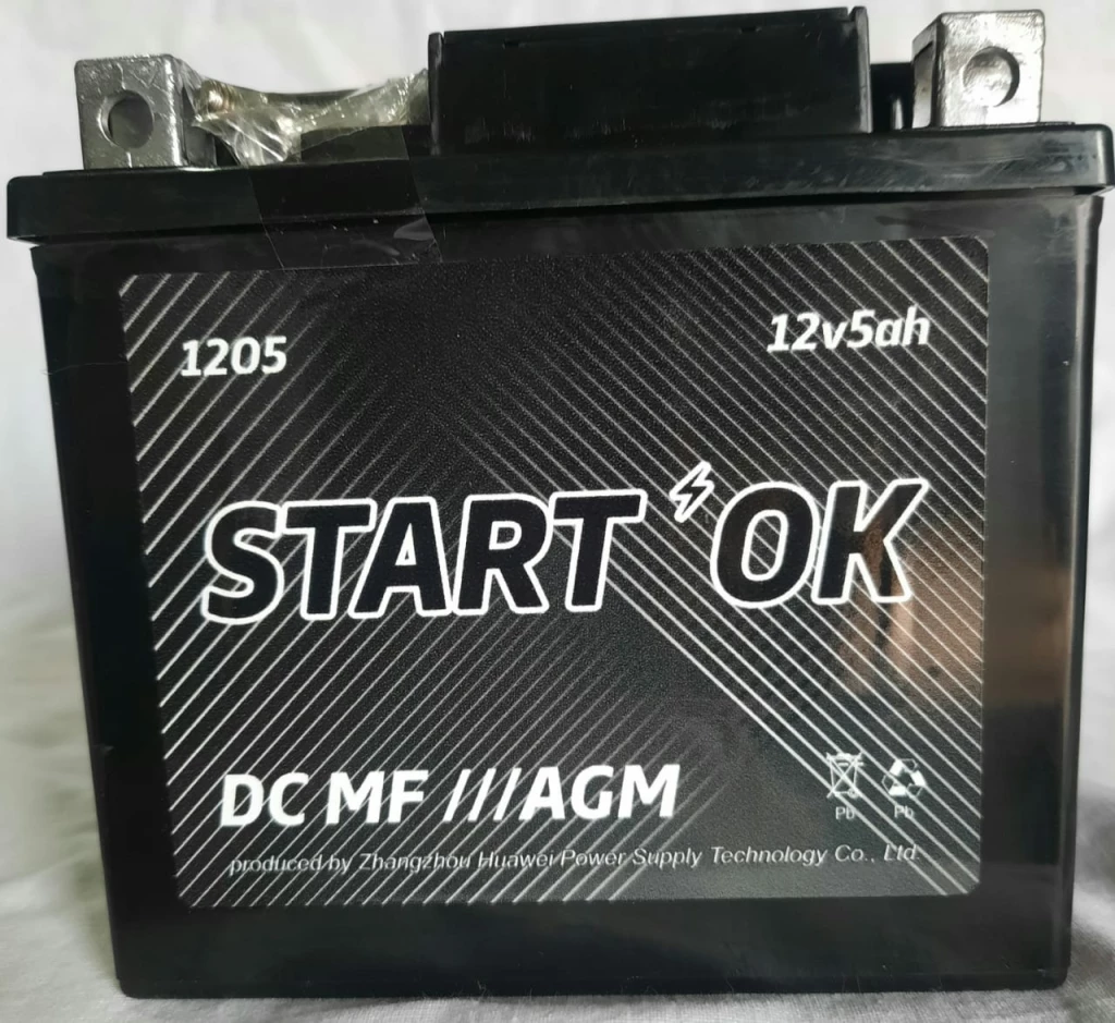 Аккумулятор мото STARTOK DC MF 5 а/ч Обратная полярность (арт. YTX5L-BS DC MF)