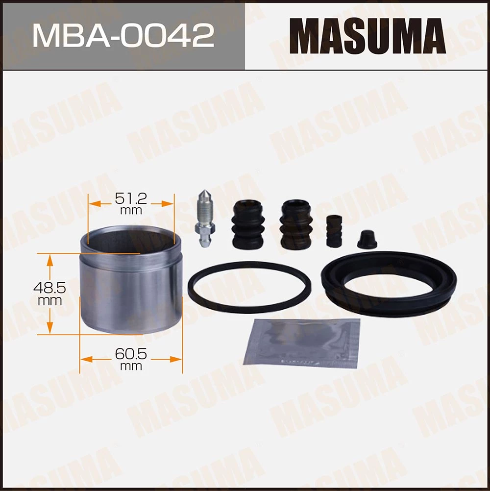Ремкомплект тормозного суппорта с поршнем Masuma MBA-0042