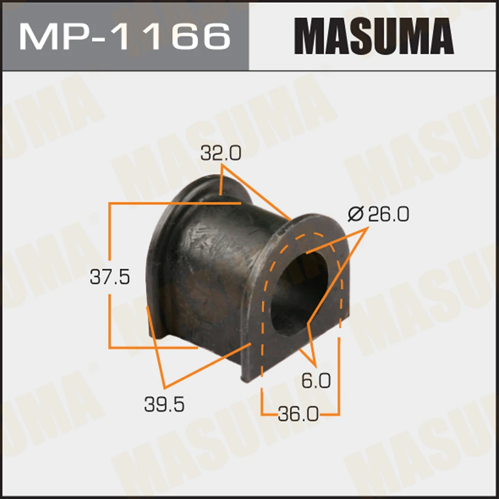 Втулка стабилизатора Masuma MP-1166