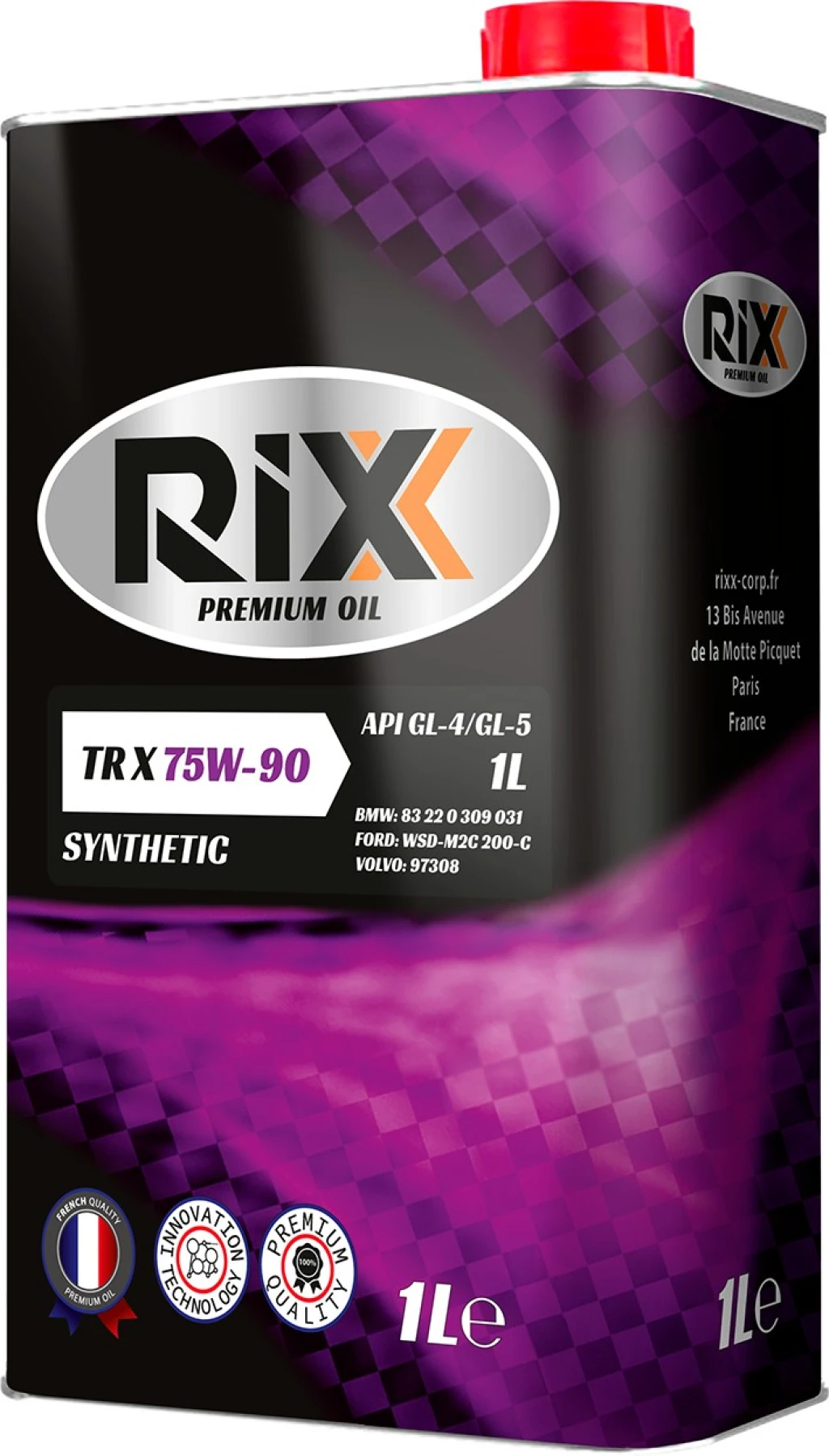 Масло трансмиссионное RIXX TR X 75W-90 1 л (арт. RX0016TRX)