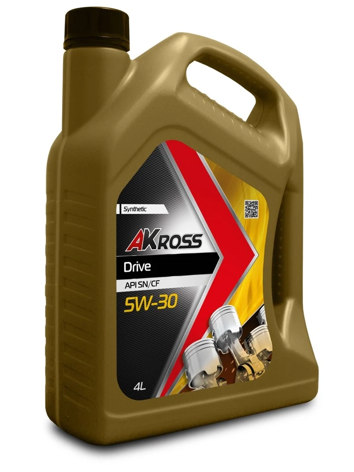 Моторное масло AKross Drive 5W-30 синтетическое 4 л