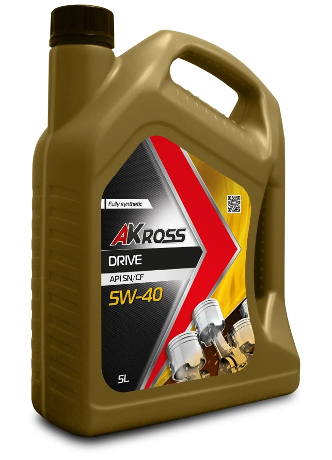 Моторное масло AKross Drive 5W-40 синтетическое 5 л