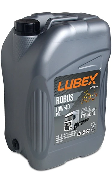 Моторное масло LUBEX Robus Pro 10W-40 синтетическое 20 л