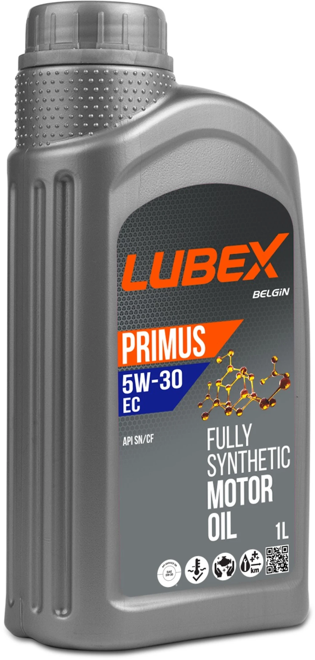 Моторное масло LUBEX Primus EC 5W-30 синтетическое 1 л