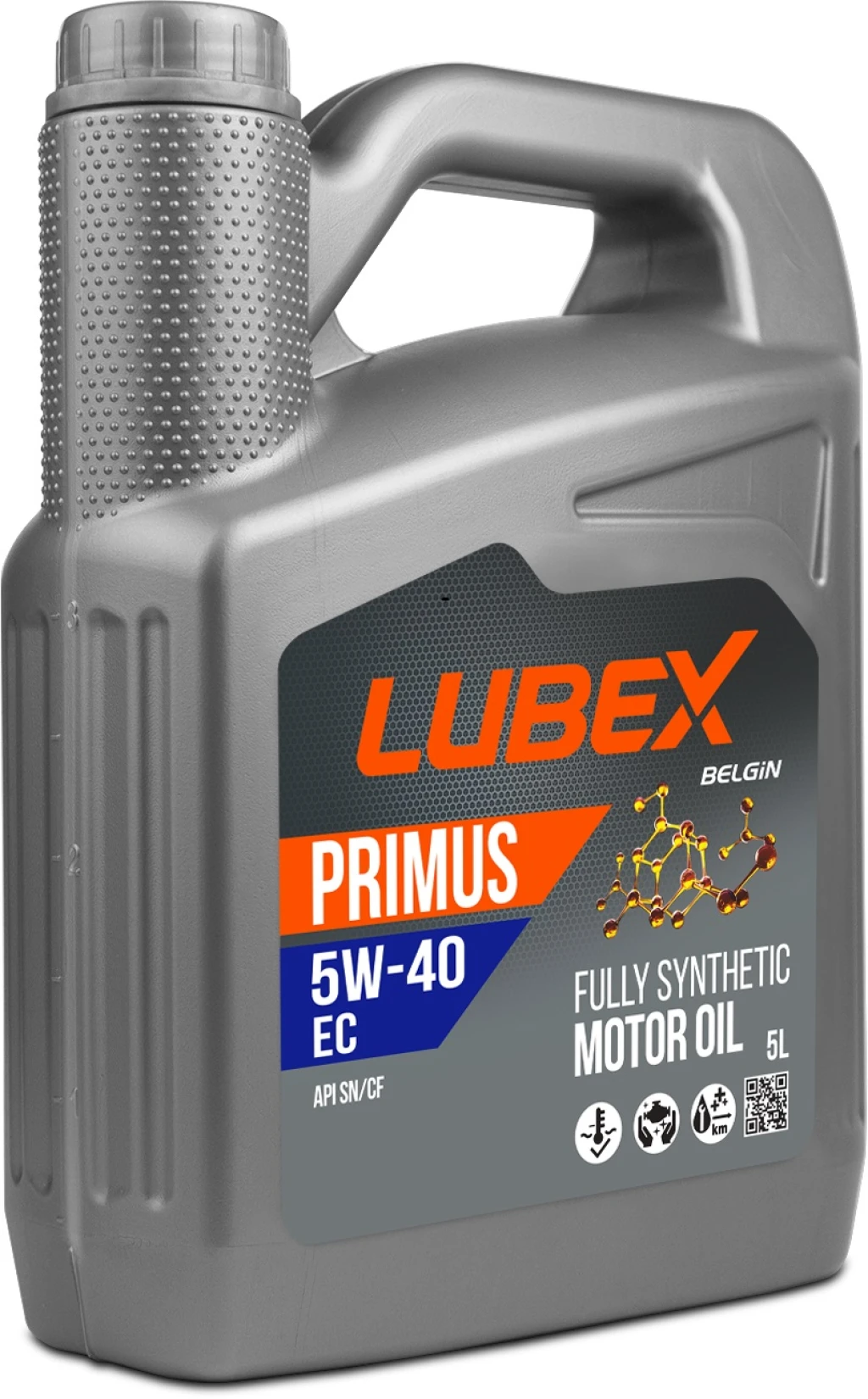 Моторное масло LUBEX Primus EC 5W-40 синтетическое 5 л