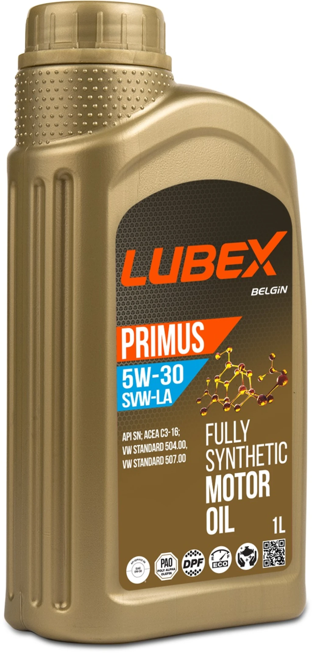 Моторное масло LUBEX 03021 5W-30 синтетическое 1 л