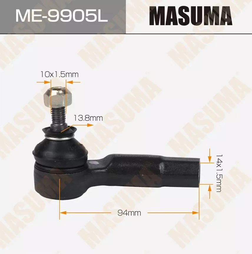 Наконечник рулевой тяги Mazda 2 03- LH Masuma ME-9905L