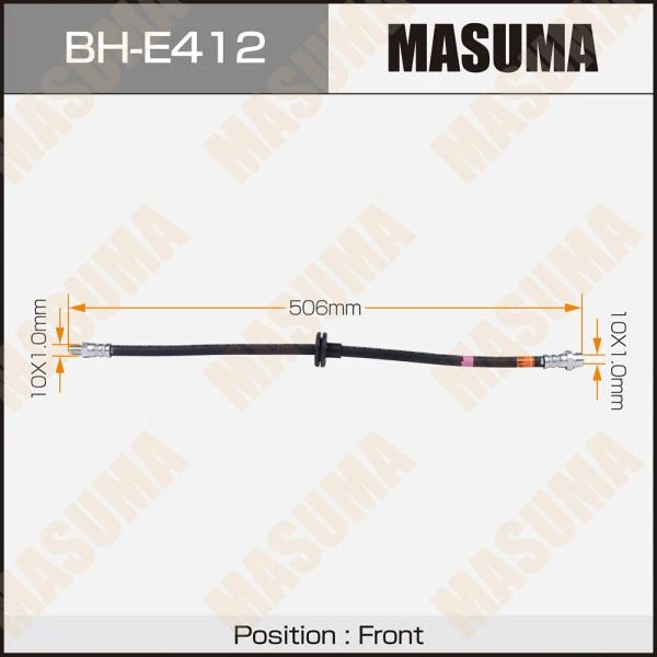 Шланг тормозной передний BMW X5 (E53) Masuma BH-E412
