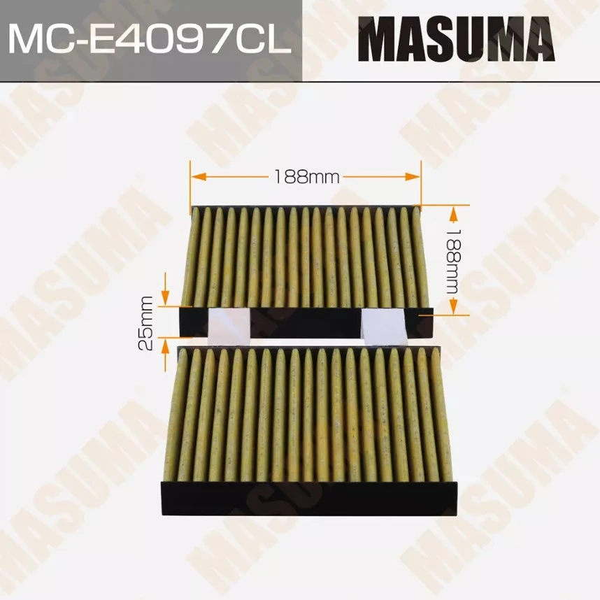 Фильтр салона угольный Masuma MC-E4097CL
