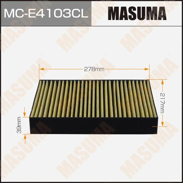 Фильтр салона угольный Masuma MC-E4103CL