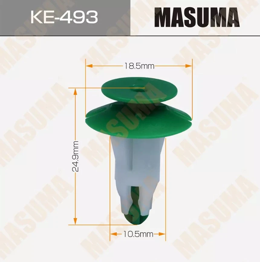 Клипса автомобильная Masuma KE-493