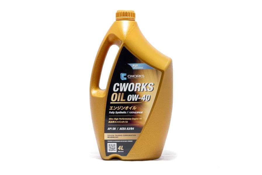 Моторное масло CWORKS A130R6004 0W-40 синтетическое 4 л