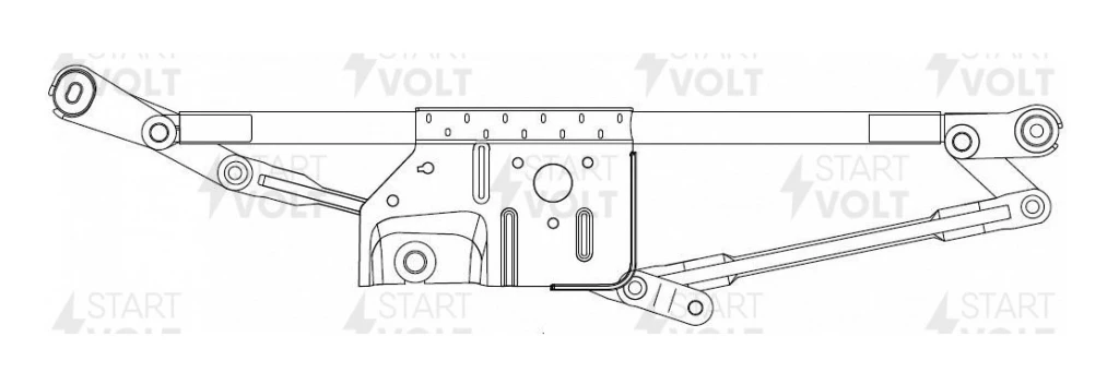 Трапеция стеклооч. для а/м SsangYong Kyron (05-)/Actyon (05-) STARTVOLT VWA 1701