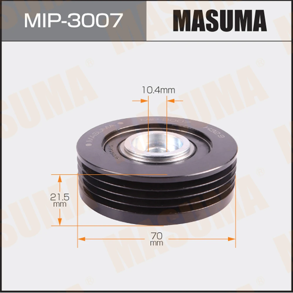 Ролик натяжителя ремня привода навесного оборудования Masuma MIP-3007