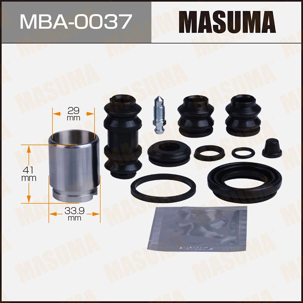 Ремкомплект тормозного суппорта с поршнем Masuma MBA-0037