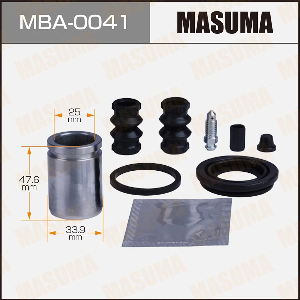 Ремкомплект тормозного суппорта с поршнем Masuma MBA-0041