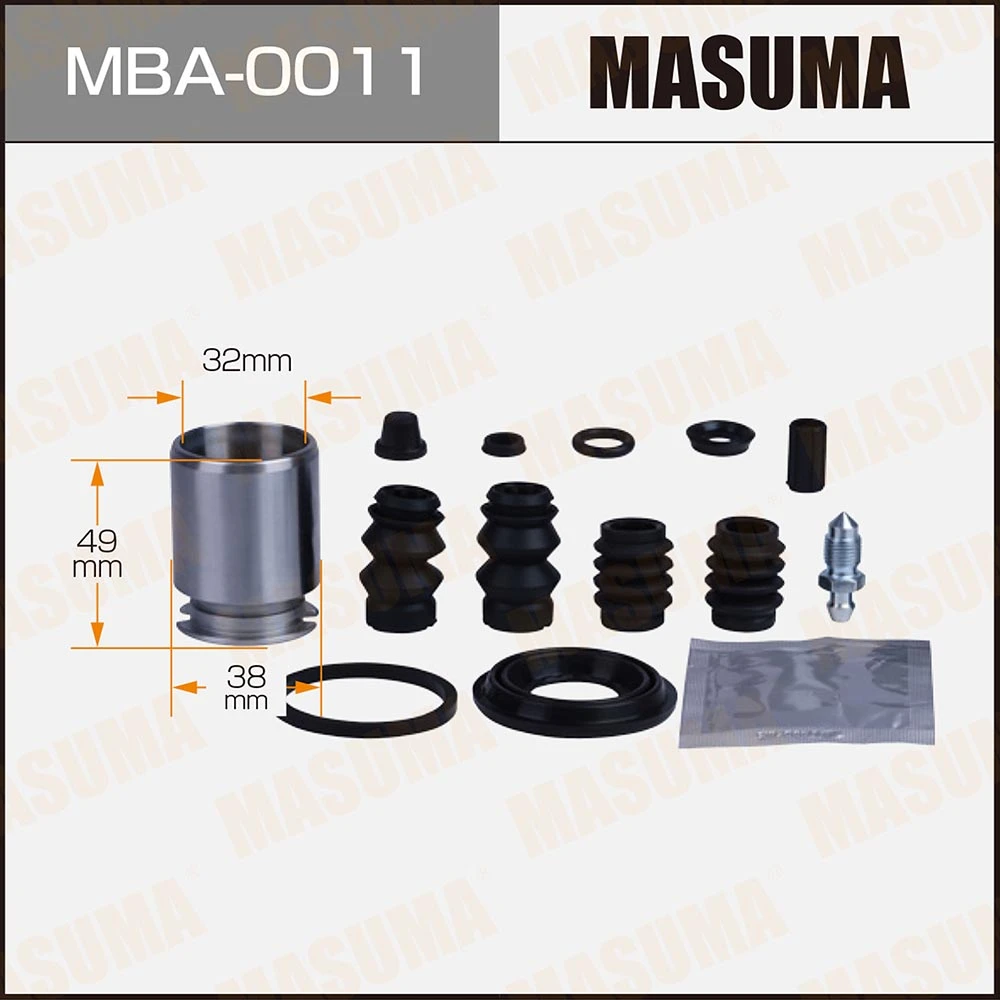 Ремкомплект тормозного суппорта с поршнем Masuma MBA-0011
