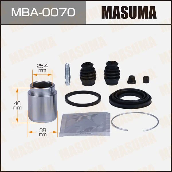 Ремкомплект тормозного суппорта с поршнем Masuma MBA-0070