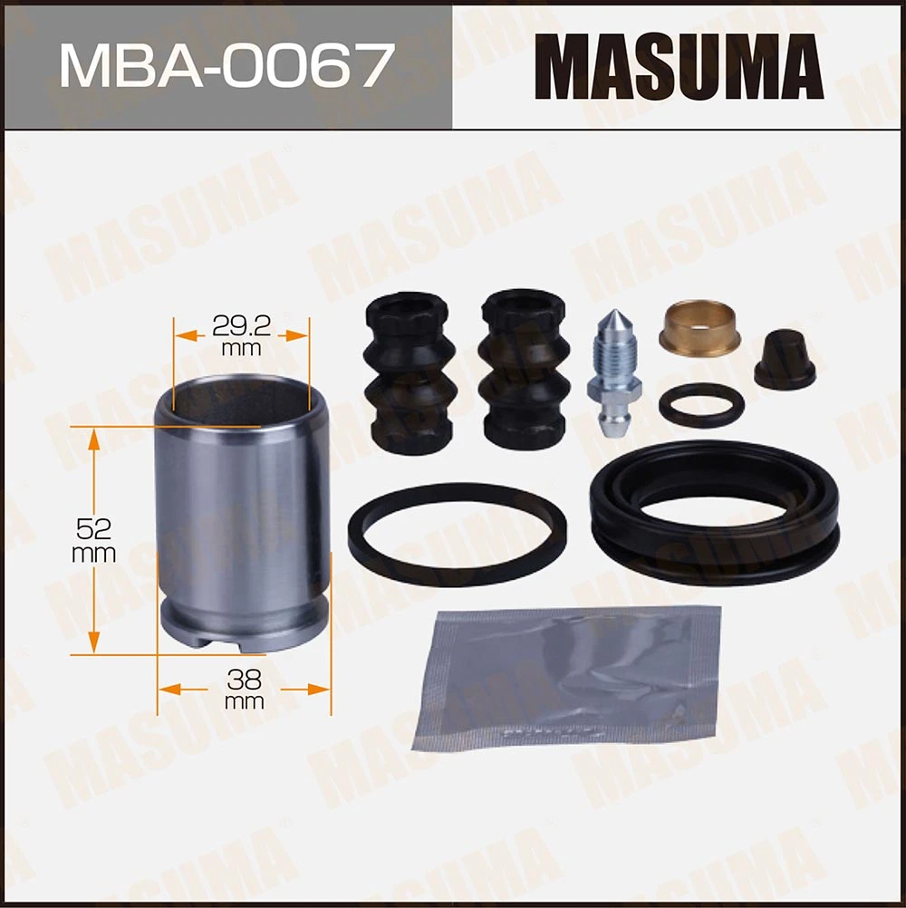 Ремкомплект тормозного суппорта с поршнем Masuma MBA-0067