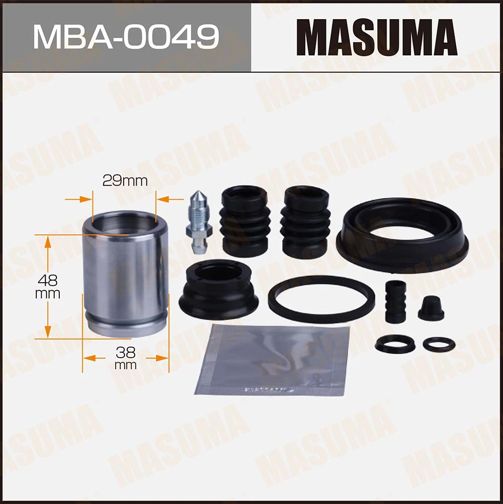 Ремкомплект тормозного суппорта с поршнем Masuma MBA-0049