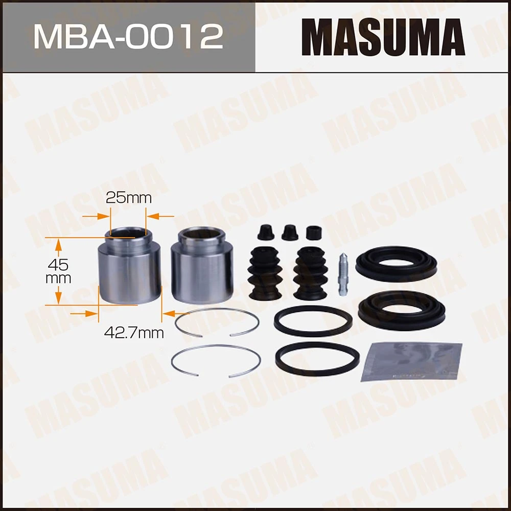 Ремкомплект тормозного суппорта с поршнем Masuma MBA-0012