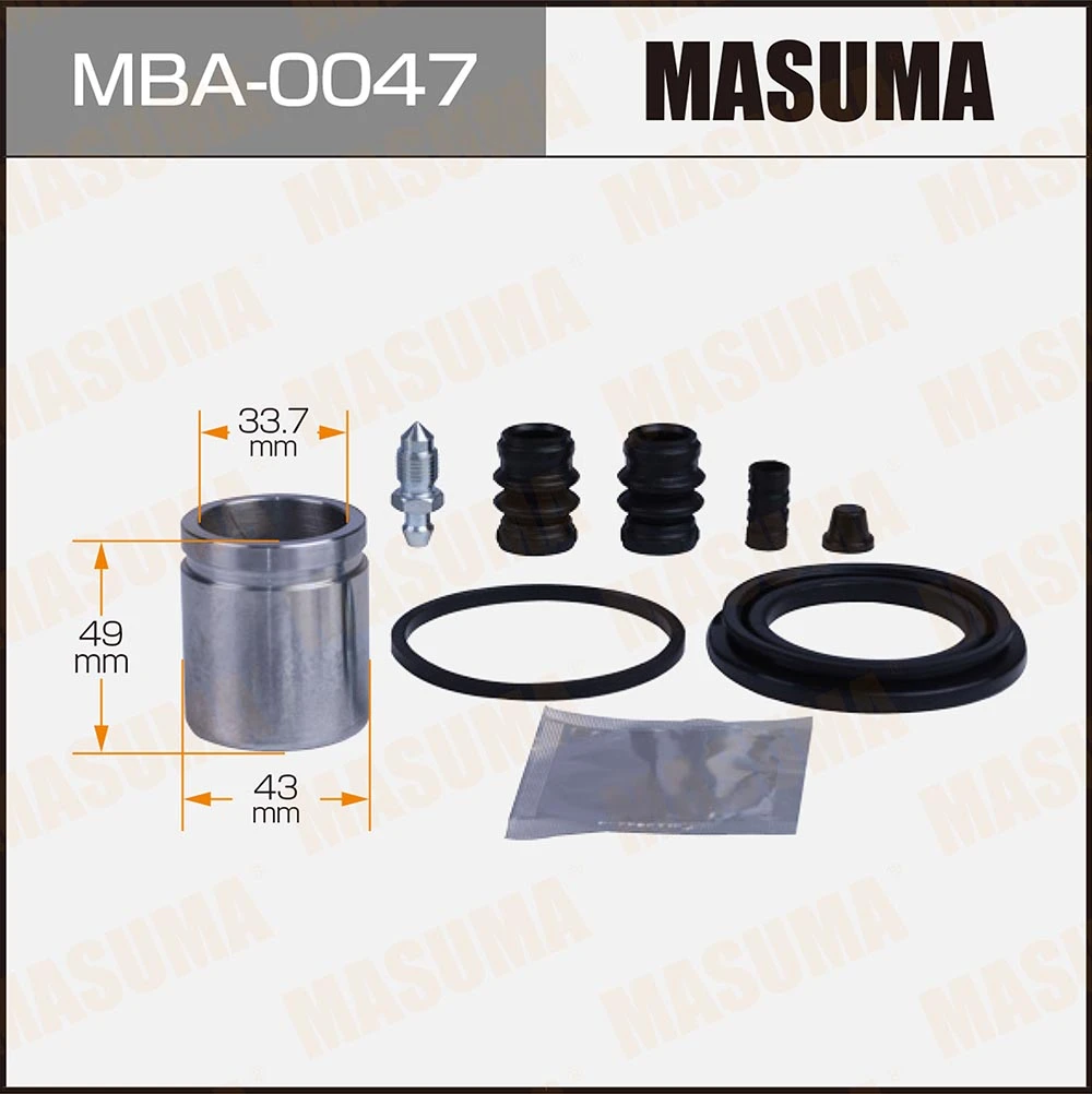 Ремкомплект тормозного суппорта с поршнем Masuma MBA-0047