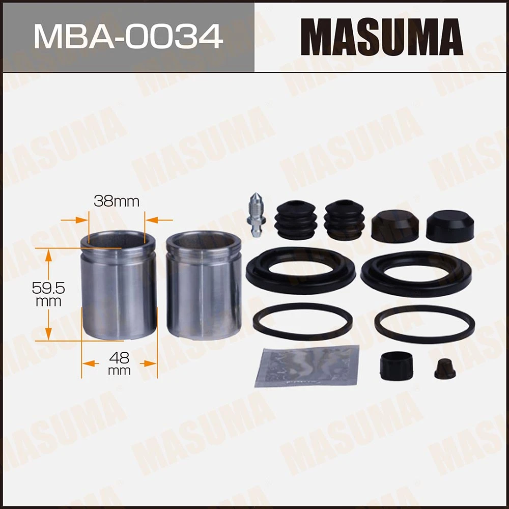Ремкомплект тормозного суппорта с поршнем Masuma MBA-0034