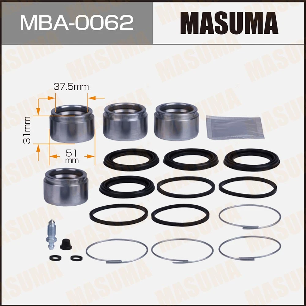 Ремкомплект тормозного суппорта с поршнем Masuma MBA-0062