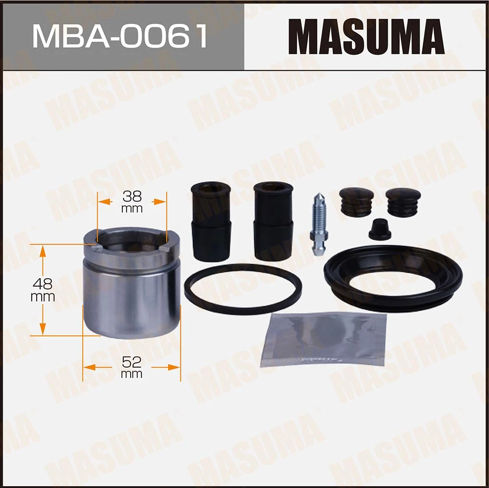 Ремкомплект тормозного суппорта с поршнем Masuma MBA-0061