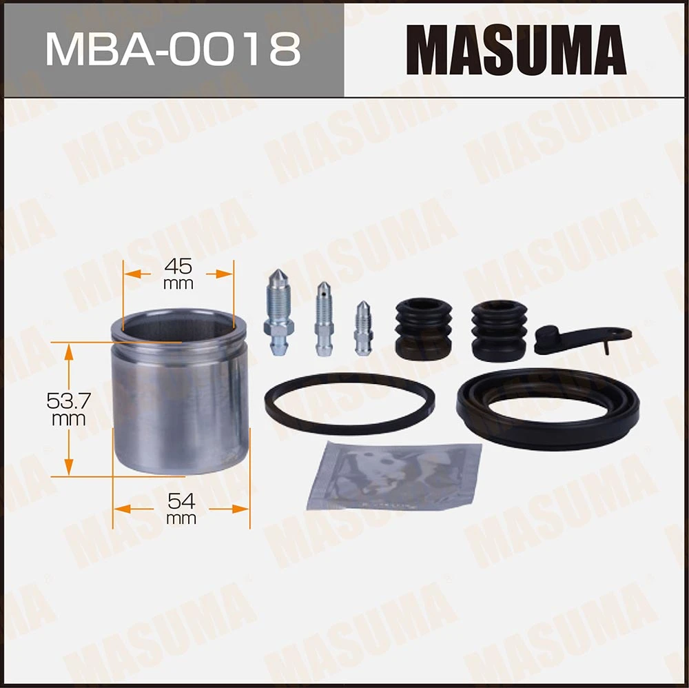 Ремкомплект тормозного суппорта с поршнем Masuma MBA-0018
