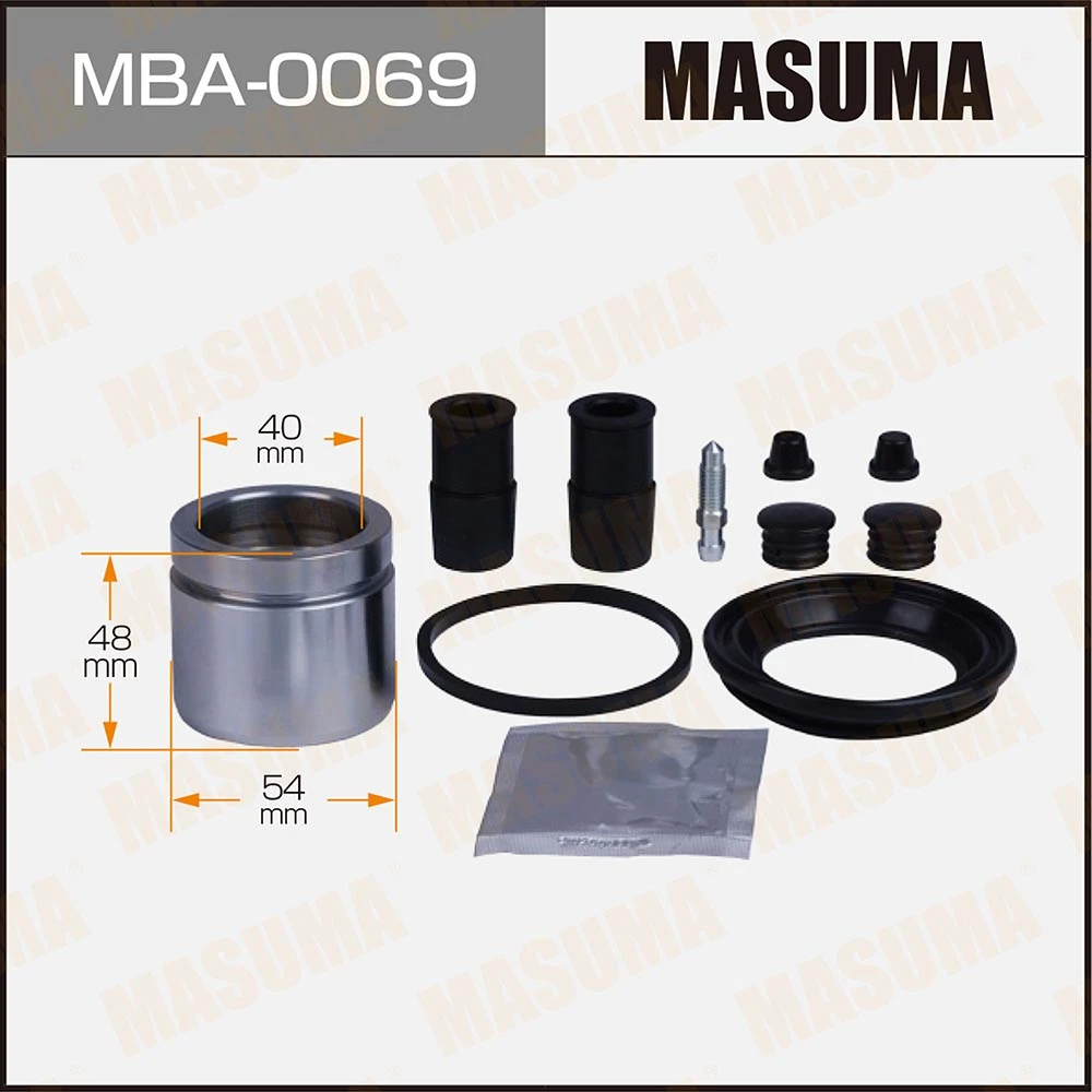 Ремкомплект тормозного суппорта с поршнем Masuma MBA-0069