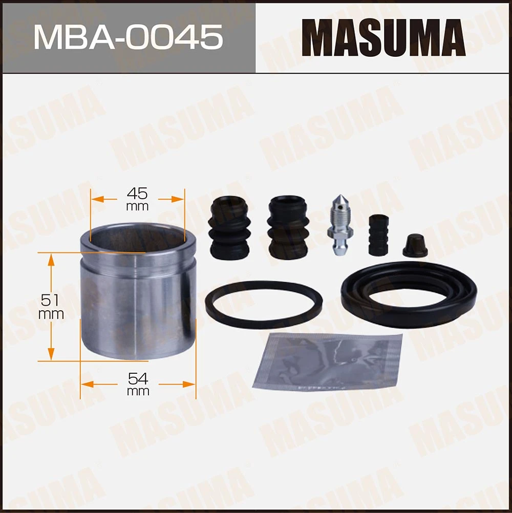 Ремкомплект тормозного суппорта с поршнем Masuma MBA-0045