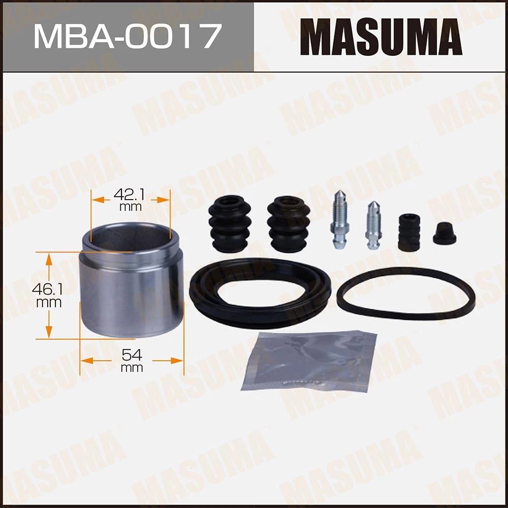Ремкомплект тормозного суппорта с поршнем Masuma MBA-0017