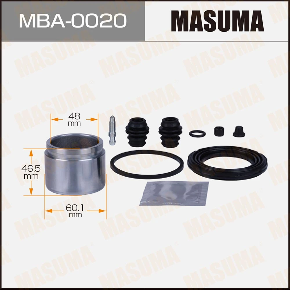 Ремкомплект тормозного суппорта с поршнем Masuma MBA-0020