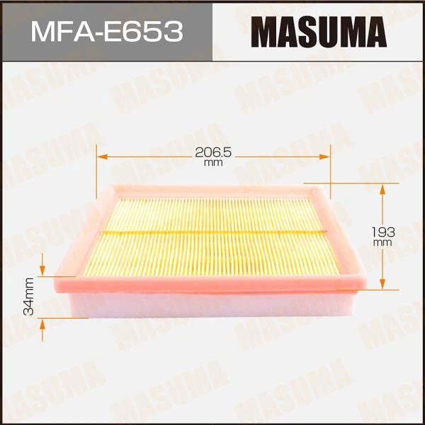 Фильтр воздушный Masuma MFA-E653