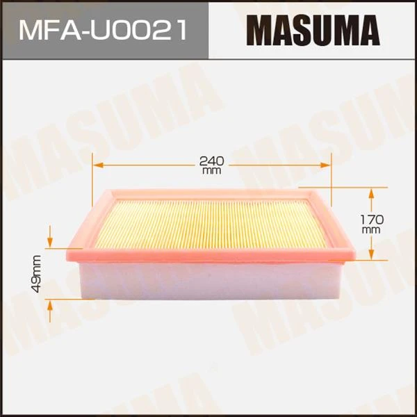 Фильтр воздушный Masuma MFA-U0021
