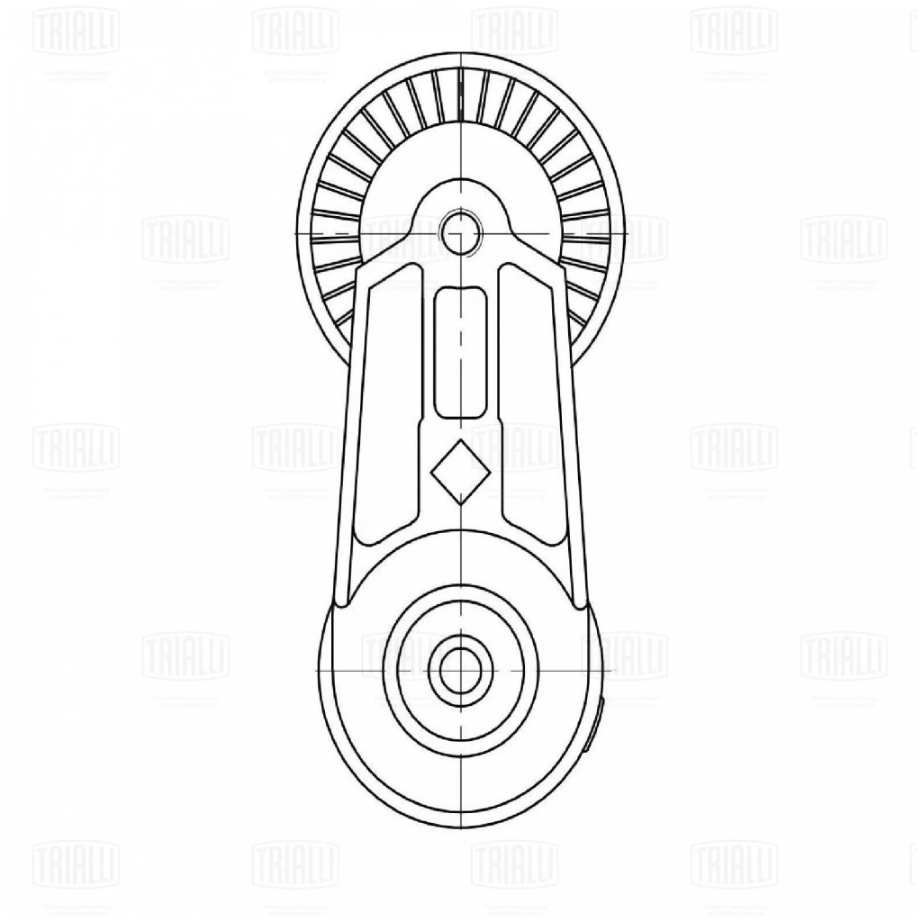 Ролик приводного ремня (с натяжным механизмом) TRIALLI CM 5318