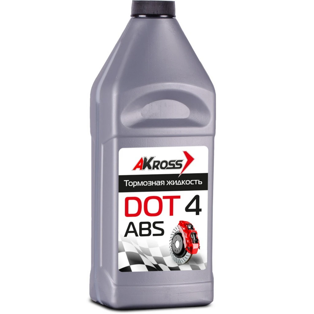Тормозная жидкость AKross DOT 4 Class 4 0,91 л