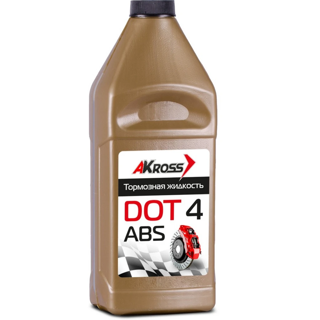 Тормозная жидкость AKross DOT 4 Class 4 0,91 л (арт. AKS0004DOT)