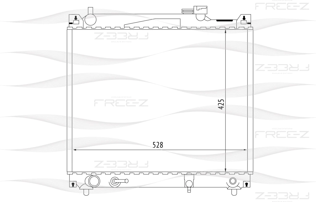 Радиатор охлаждения Free-z KK0190