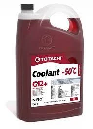Антифриз Totachi NIRO Coolant Red G12+ красный -50°С 5 кг