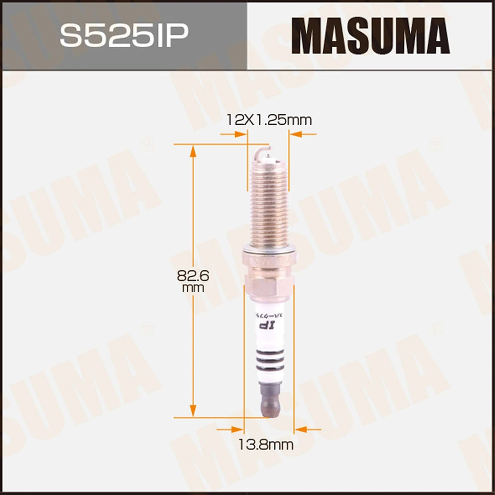 Свеча зажигания Masuma Iridium + Platinum S525IP