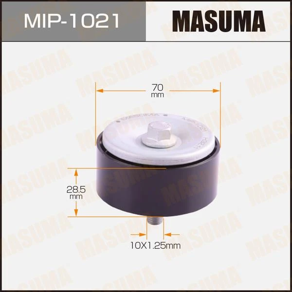 Ролик обводной ремня привода навесного оборудования Masuma MIP-1021