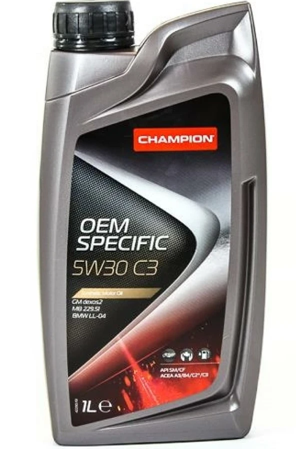 Моторное масло Champion Oil OEM Specific 5W-30 синтетическое 1 л