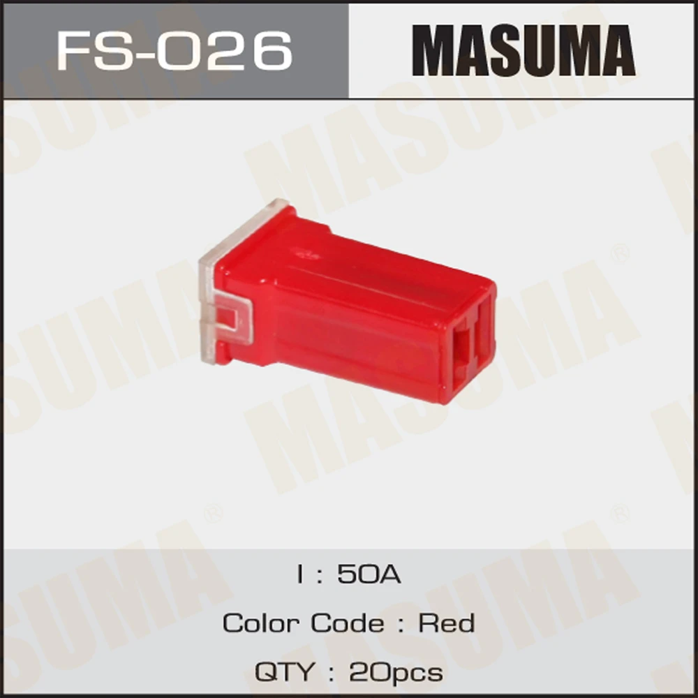 Предохранитель силовой mini 50А Masuma FS-026