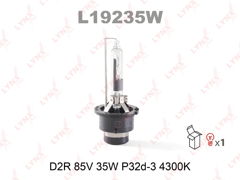 Лампа ксеноновая LYNXauto L19235W D2R 12V 35W, 1 шт.