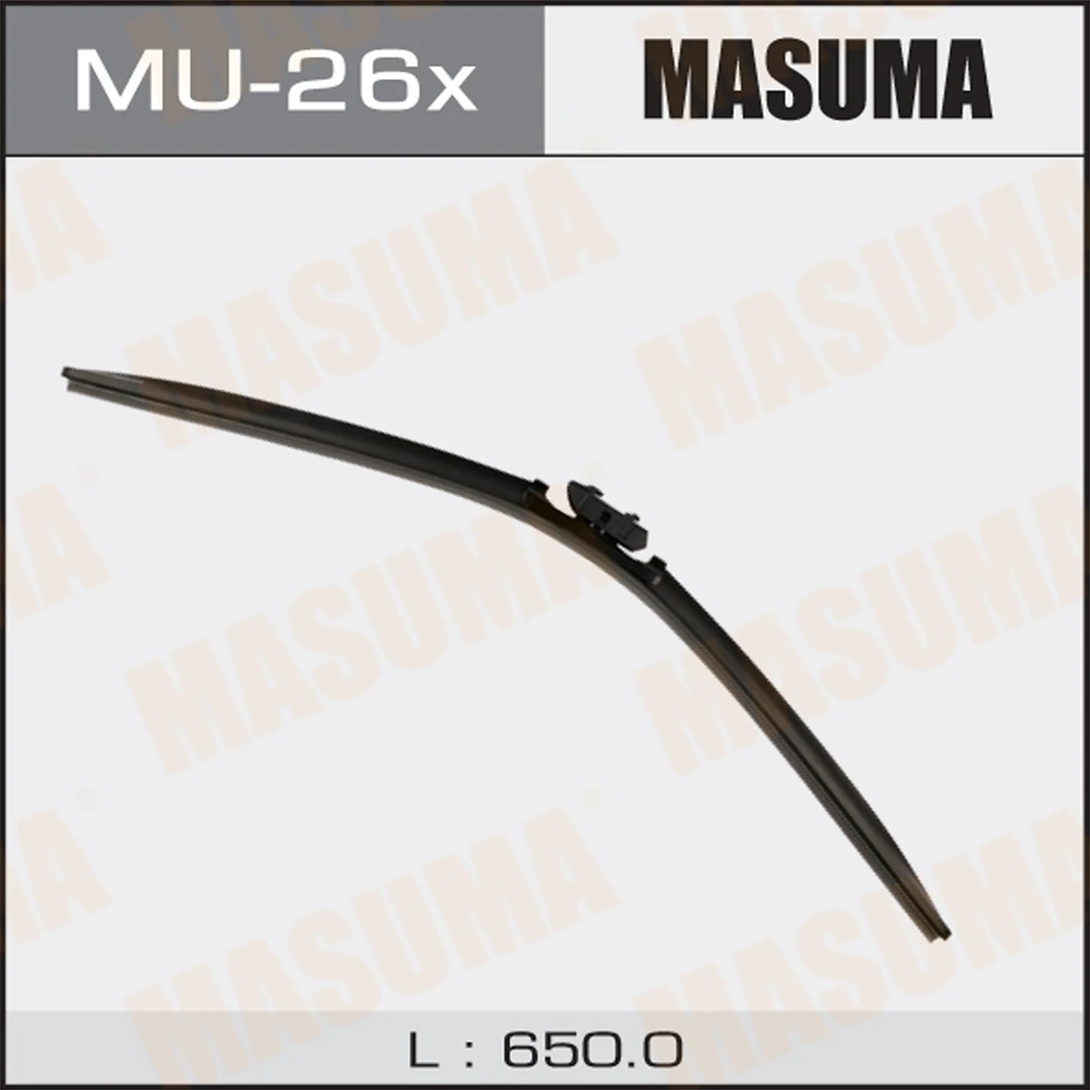Щётка стеклоочистителя бескаркасная Masuma 650 мм, MU26X