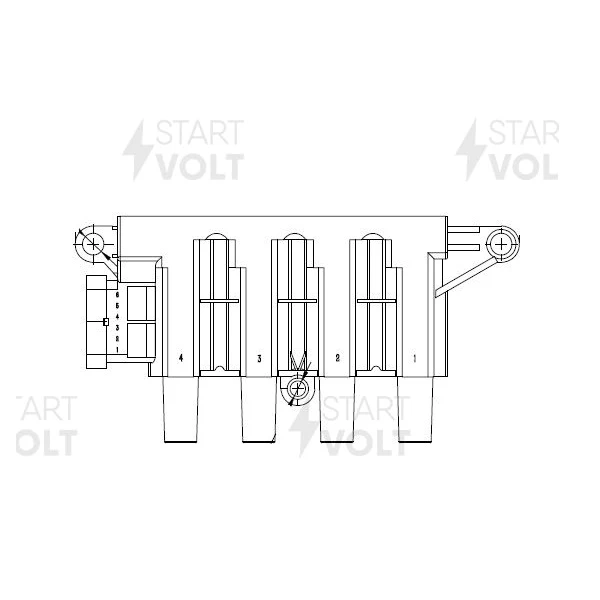 Катушка зажигания STARTVOLT SC 1614
