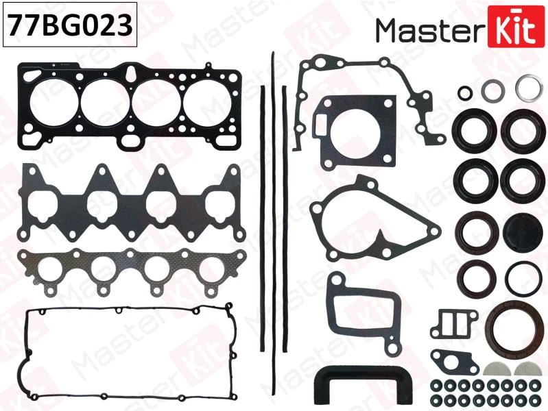 Полный комплект прокладок ДВС MasterKit 77BG023